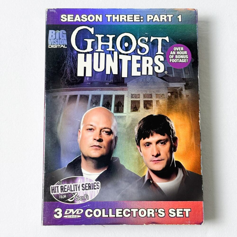 Ghost Hunters Season Three 3 Part 1 3-Disc DVD Set SyFy